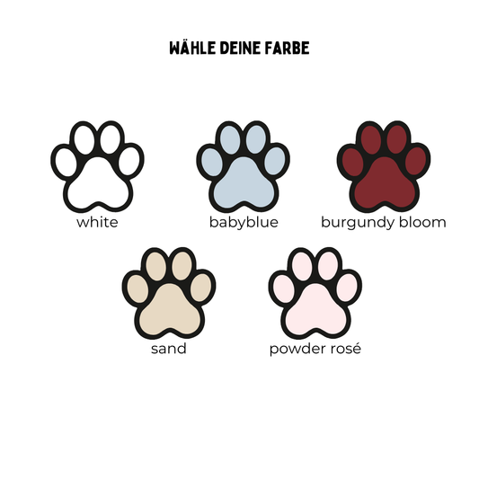 slip-on hundemarke paw