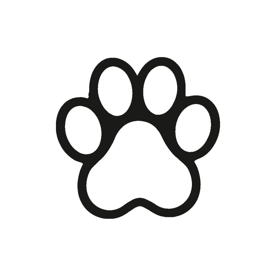 slip-on hundemarke paw