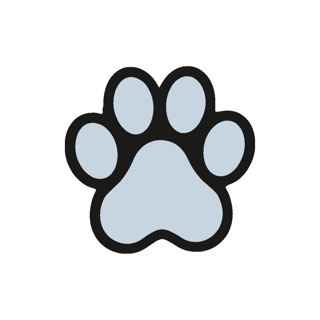 slip-on hundemarke paw