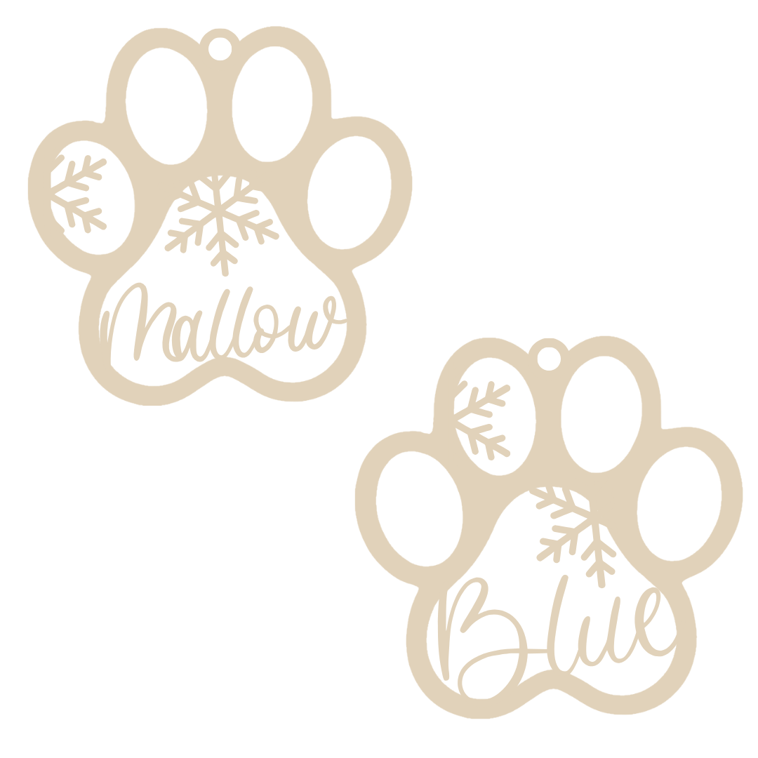 Acrylic Pawmas Decoration