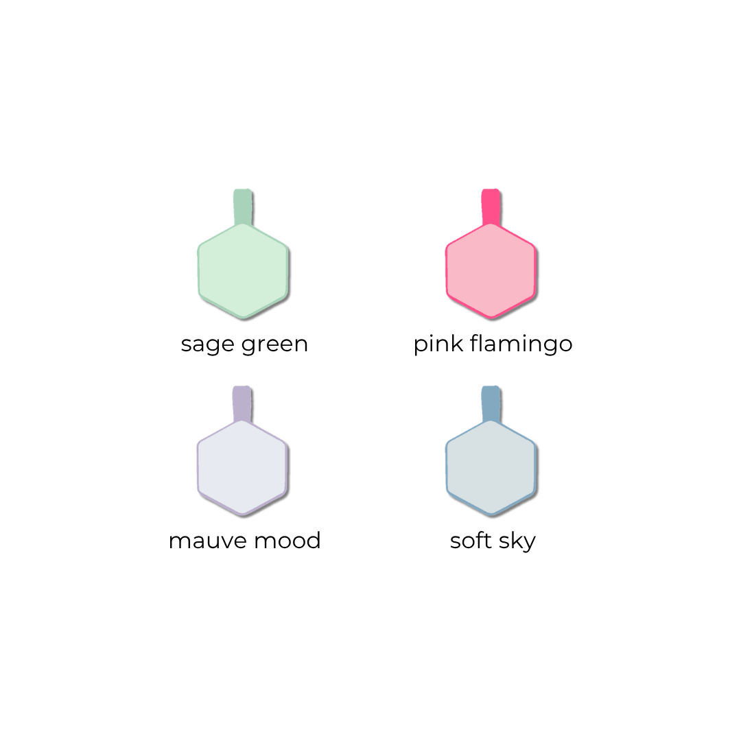 silikon hundemarke hexagon - pastel dreams