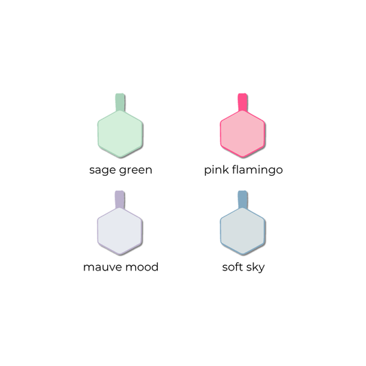 silikon hundemarke hexagon - pastel dreams