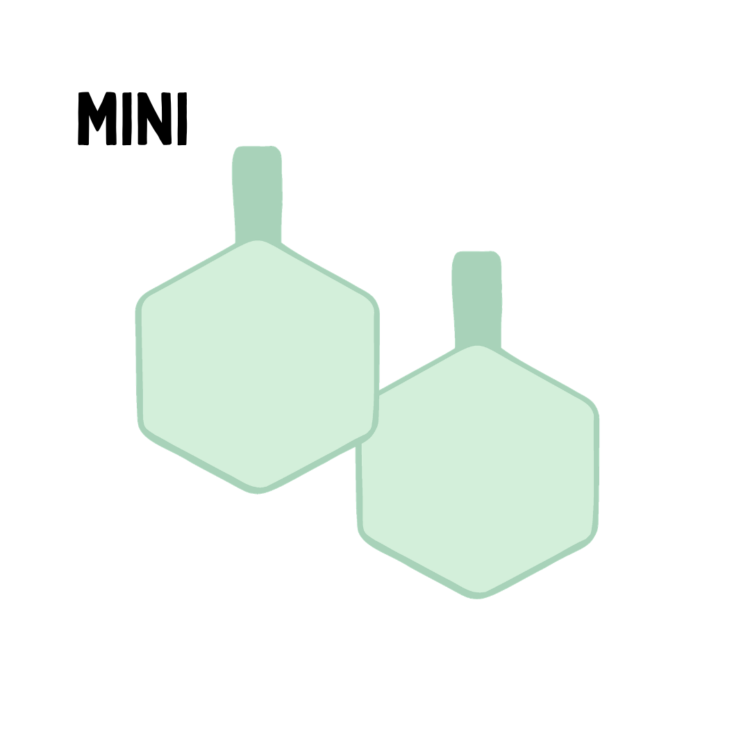 NEW SPRING MINI silikon hundemarke hexagon