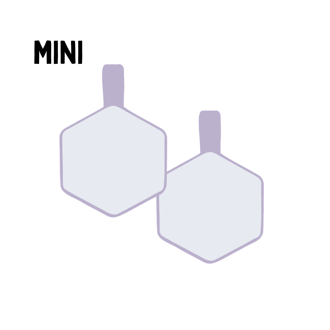 NEW SPRING MINI silikon hundemarke hexagon