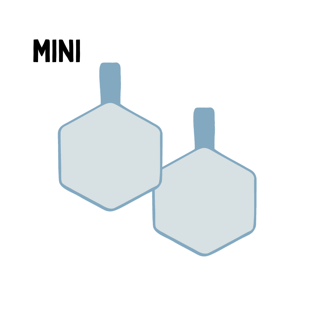 NEW SPRING MINI silikon hundemarke hexagon