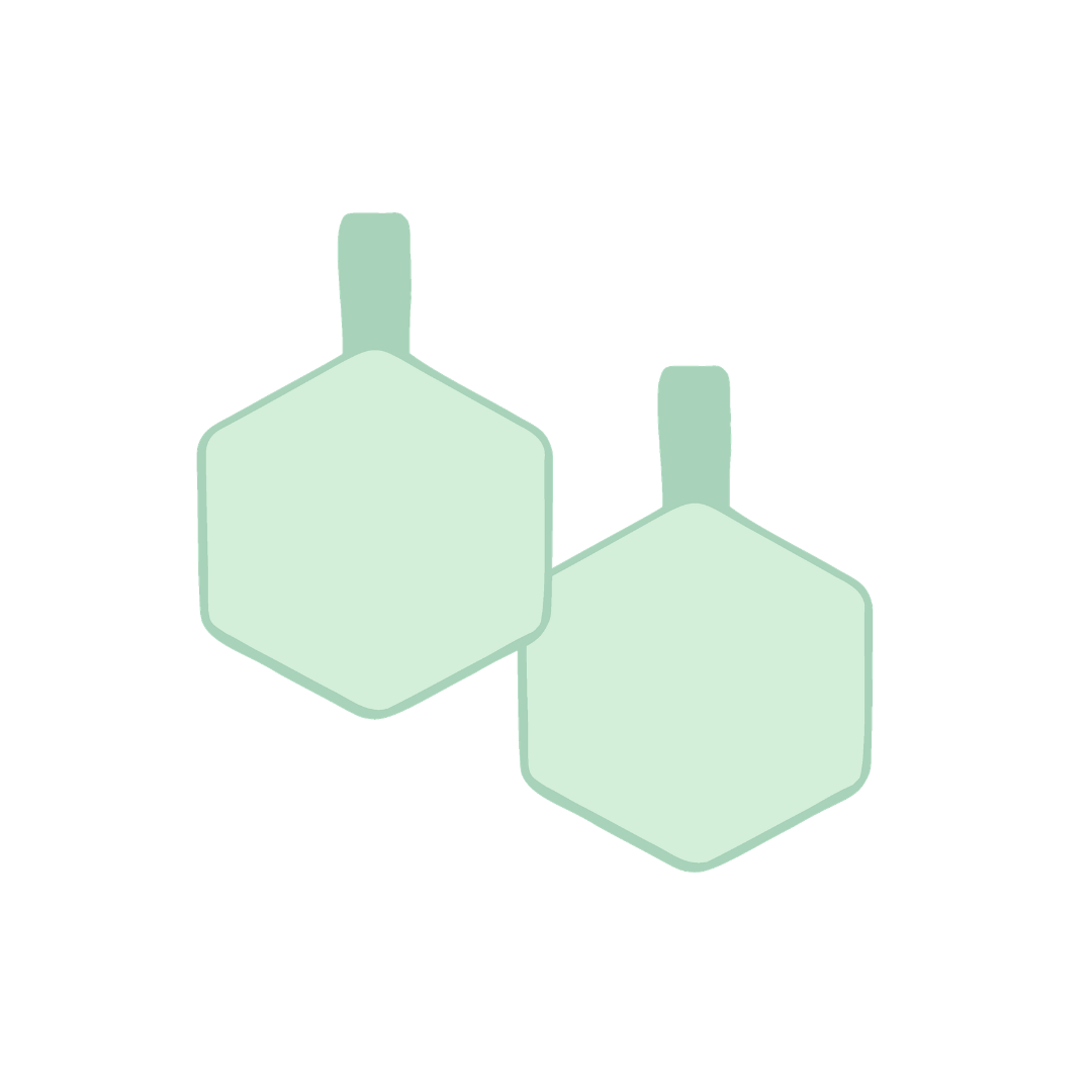 NEW SPRING silikon hundemarke hexagon