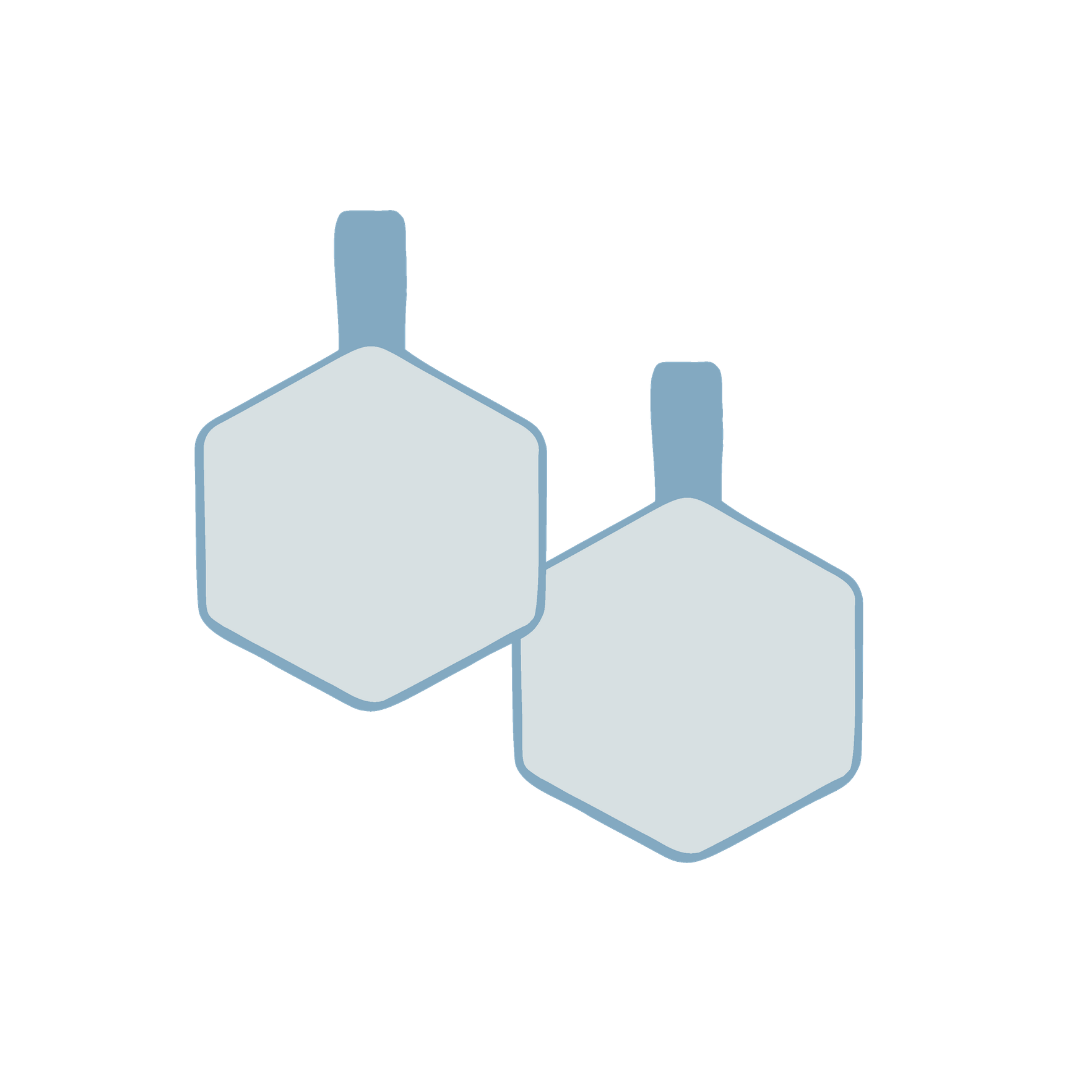 NEW SPRING silikon hundemarke hexagon