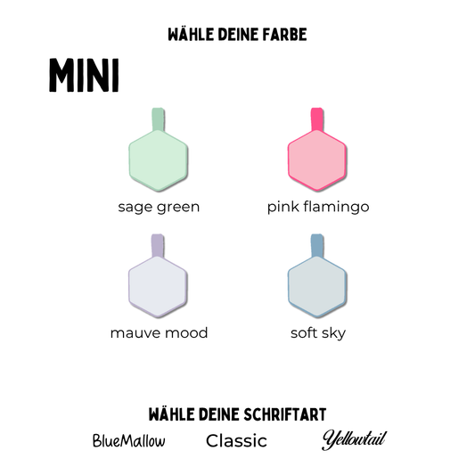 NEW SPRING MINI silikon hundemarke hexagon