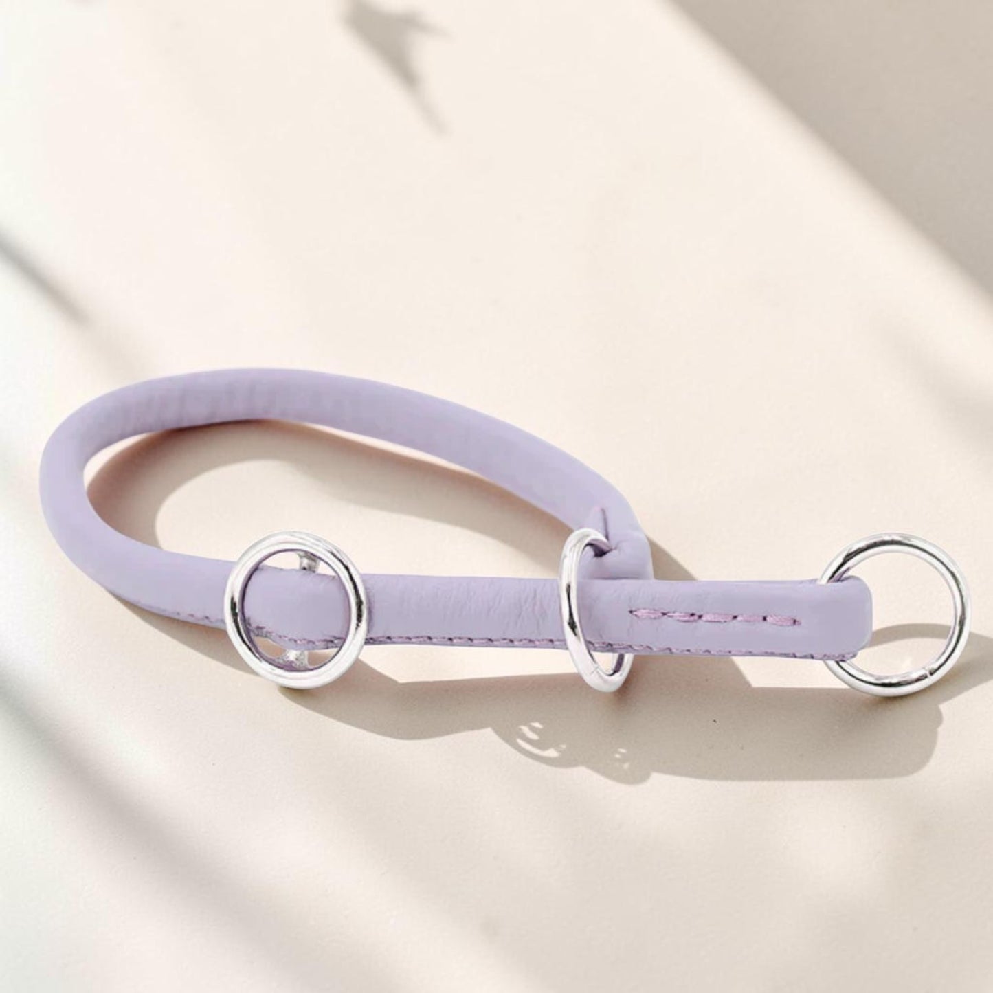 Halsband Rundgenäht Silber